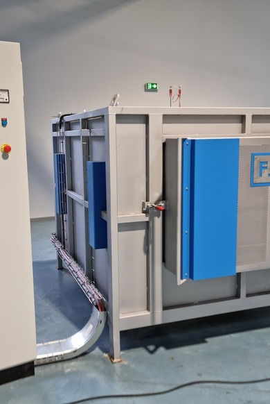 Réalisation de deux fours sur mesure pour la fabrication de pièces en titane